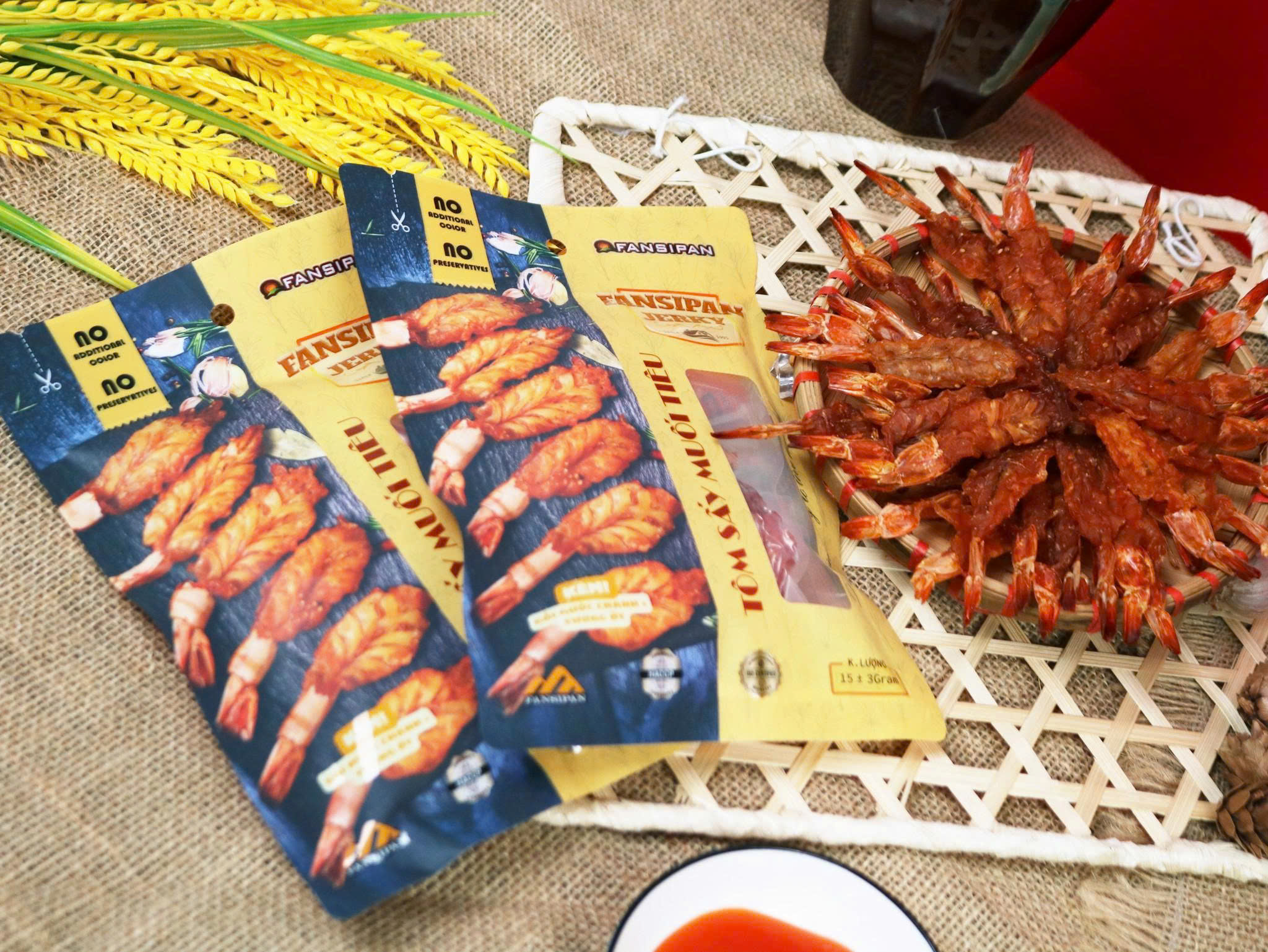 Tôm sấy muối tiêu